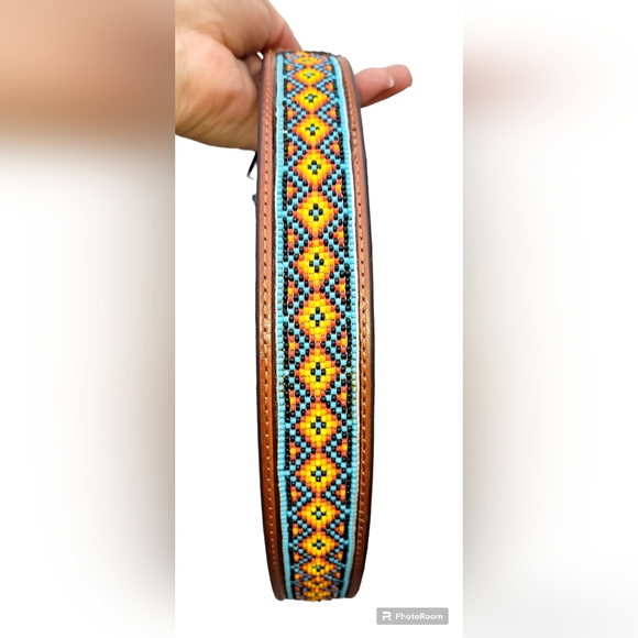 Nocona Belt Co Beaded Leather Belts N2410408
